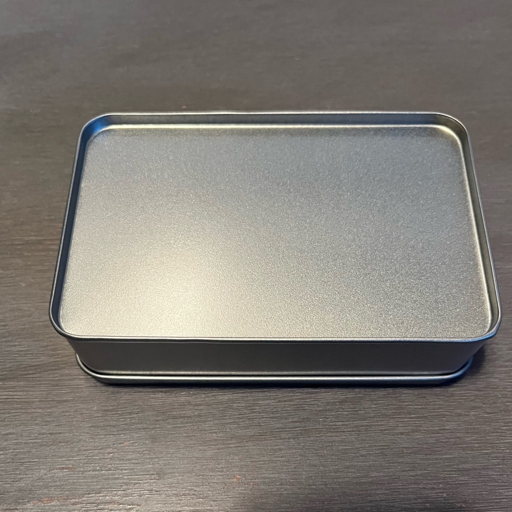 American Red Cross Silver Tin Box With Flaslight NEW - Picture 3 of 6